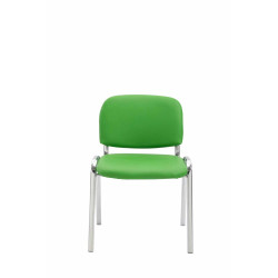 Silla De Conferencia Ken Chrom Verde