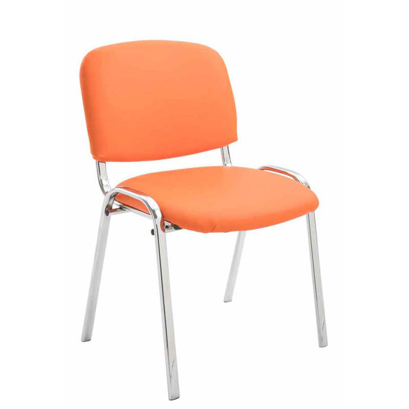 Silla De Conferencia Ken Chrom Naranja