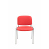 Silla De Conferencia Ken Chrom Rojo