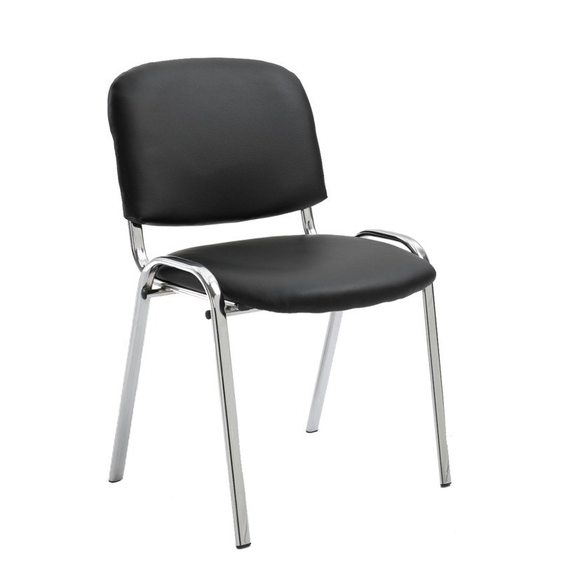 Silla De Conferencia Ken Chrom Negro