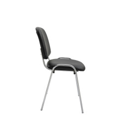 Silla De Conferencia Ken Chrom Negro