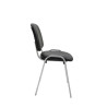 Silla De Conferencia Ken Chrom Negro