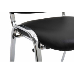 Silla De Conferencia Ken Chrom Negro