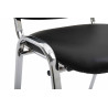 Silla De Conferencia Ken Chrom Negro
