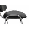 Silla De Conferencia Ken Chrom Negro