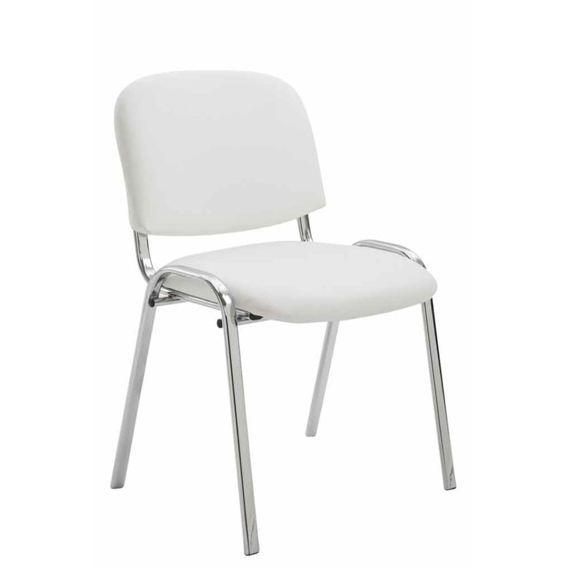 Silla De Conferencia Ken Chrom Blanco