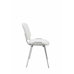 Silla De Conferencia Ken Chrom Blanco