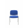 Silla De Conferencia Ken Chrom En Tela Azul