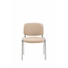 Silla De Conferencia Ken Chrom En Tela Crema