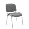 Silla De Conferencia Ken Chrom En Tela Gris