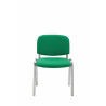 Silla De Conferencia Ken Chrom En Tela Verde