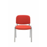 Silla De Conferencia Ken Chrom En Tela Rojo