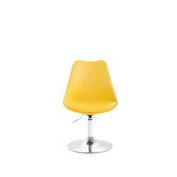 Silla De Comedor Maverick Cromado,Amarillo