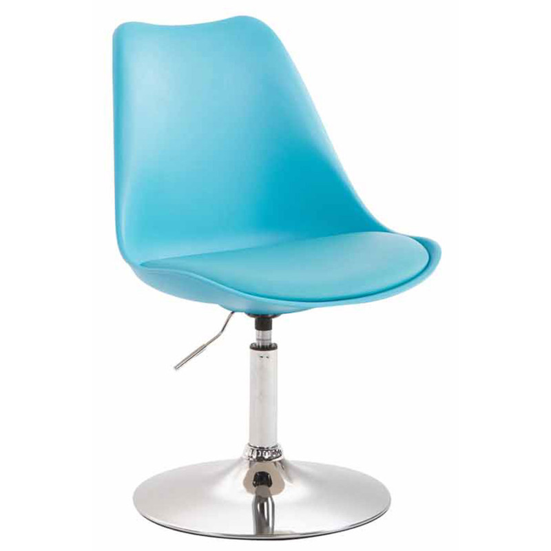 Silla De Comedor Maverick Cromado,Azul