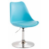 Silla De Comedor Maverick Cromado,Azul