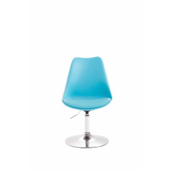 Silla De Comedor Maverick Cromado,Azul