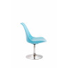 Silla De Comedor Maverick Cromado,Azul