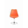Silla De Comedor Maverick Cromado,Naranja