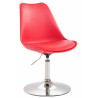 Silla De Comedor Maverick Cromado,Rojo