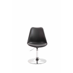 Silla De Comedor Maverick Cromado,Negro