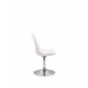 Silla De Comedor Maverick Cromado,Blanco