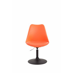 Silla De Comedor Maverick Negro,Naranja