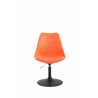 Silla De Comedor Maverick Negro,Naranja