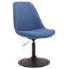 Silla De Comedor Maverick En Tela Azul,Negro