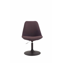 Silla De Comedor Maverick En Tela Marrón,Negro
