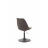 Silla De Comedor Maverick En Tela Gris oscuro,Negro