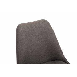 Silla De Comedor Maverick En Tela Gris oscuro,Negro