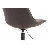 Silla De Comedor Maverick En Tela Gris oscuro,Negro
