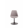 Silla De Comedor Maverick En Tela Gris,Negro