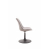 Silla De Comedor Maverick En Tela Gris,Negro