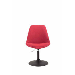 Silla De Comedor Maverick En Tela Rojo,Negro