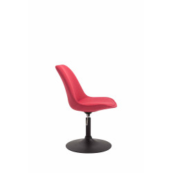 Silla De Comedor Maverick En Tela Rojo,Negro