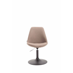 Silla De Comedor Maverick En Tela Gris topo,Negro