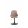 Silla De Comedor Maverick En Tela Gris topo,Negro