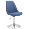Silla De Comedor Maverick En Tela Azul,Cromado