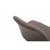 Silla De Comedor Maverick En Tela Gris oscuro,Cromado