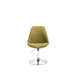 Silla De Comedor Maverick En Tela Verde,Cromado