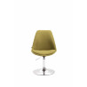 Silla De Comedor Maverick En Tela Verde,Cromado