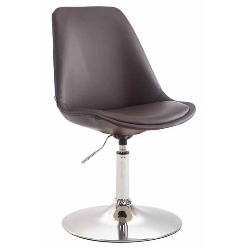 Silla De Comedor Maverick Marrón,Cromado