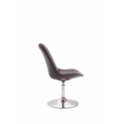 Silla De Comedor Maverick Marrón,Cromado
