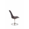 Silla De Comedor Maverick Marrón,Cromado