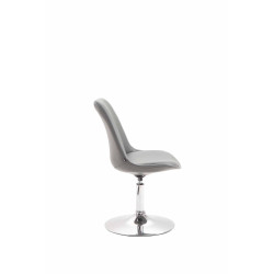 Silla De Comedor Maverick Gris,Cromado