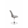 Silla De Comedor Maverick Gris,Cromado