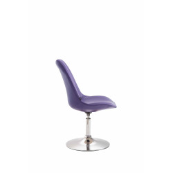 Silla De Comedor Maverick Lila,Cromado