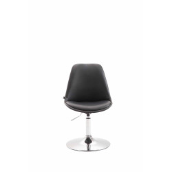 Silla De Comedor Maverick Negro,Cromado