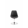 Silla De Comedor Maverick Negro,Cromado